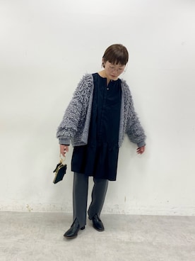 kahoさん（レディース・154cm）の冬コーディネート