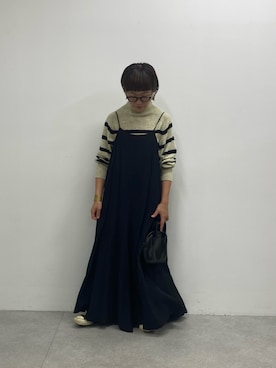 「アイテム（ワンピース/ドレス）」を使った、kahoさん（レディース・154cm・30代）の秋コーディネート