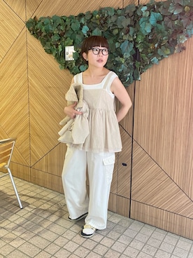 「suicoke（スイコック）のアイテム」を使った、kahoさん（レディース・154cm）の夏コーディネート