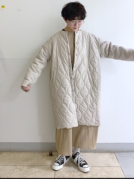 kahoさん（レディース・154cm）の冬コーディネート