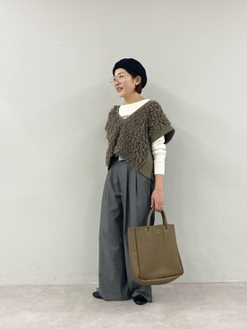 kahoさん（レディース・154cm）の冬コーディネート