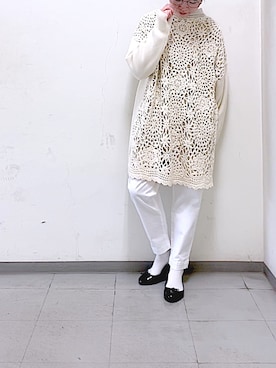 「おめかしコーデ」｜「アイテム（バレエシューズ）」を使った、kahoさん（レディース・154cm）の冬コーディネート