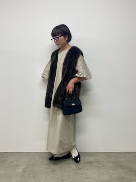 「バルーン袖」｜kahoさん（レディース・154cm）の夏コーディネート