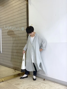 「note et silence （ノートエシロンス）のアイテム」を使った、kahoさん（レディース・154cm）の夏コーディネート