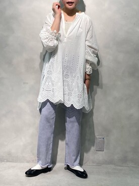 「note et silence （ノートエシロンス）のアイテム」を使った、kahoさん（レディース・154cm）の春コーディネート
