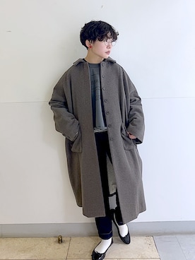 kahoさん（レディース・154cm）の冬コーディネート