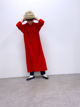 「note et silence （ノートエシロンス）のアイテム」を使った、kahoさん（レディース・154cm）の冬コーディネート