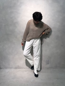「note et silence （ノートエシロンス）のアイテム」を使った、kahoさん（レディース・154cm）の春コーディネート