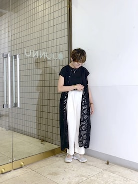 「cui-cui（キュイキュイ）のアイテム（アクセサリー）」を使った、kahoさん（レディース・154cm）の夏コーディネート