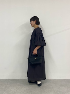 「バルーン袖」｜kahoさん（レディース・154cm）の夏コーディネート