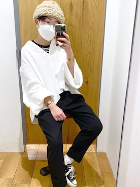 kahoさん（レディース・154cm）の冬コーディネート