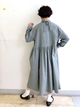 「note et silence （ノートエシロンス）のアイテム」を使った、kahoさん（レディース・154cm）の冬コーディネート