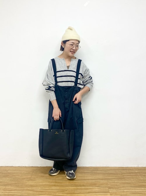 サスペンダー付きカーゴパンツ（カーゴパンツ）｜PUAL CE CIN
