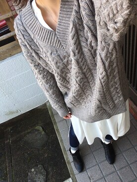 Nさん（レディース・164cm）の冬コーディネート