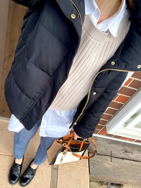 「MARC JACOBS（マークジェイコブス）のアイテム（バッグ）」を使った、Nさん（レディース・164cm・20代）の冬コーディネート