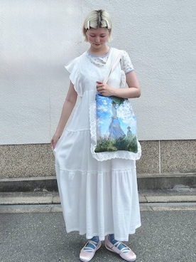 「SOLLON.（ソルロン）のアイテム」を使った、ﾅﾂｷさん（レディース・166cm）の夏コーディネート