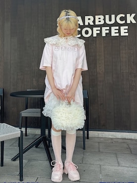 「merry jenny（メリージェニー）のアイテム（スカート）」を使った、ﾅﾂｷさん（レディース・166cm）の夏コーディネート