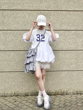 「dazzlin（ダズリン）のアイテム」を使った、ﾅﾂｷさん（レディース・166cm）の春コーディネート