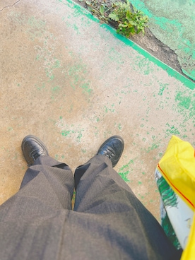 「R&D.M.Co OLDMAN’S TAILOR（オールドマンズテイラー）のアイテム」を使った、サキさん（レディース・155cm）の秋コーディネート