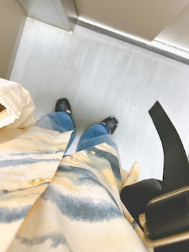 「ENOF（イナフ）のアイテム」を使った、サキさん（レディース・155cm）の春コーディネート