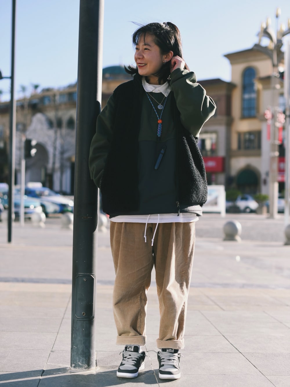 NIKE SB スウェット　ポロシャツ NIKE SBのポロシャツを使った人気ファッションコーディネート - WEAR