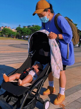 陳涵さん（レディース・160cm）の夏コーディネート