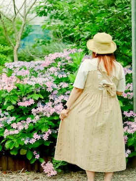 「アイテム（デジタル腕時計、ピンク系）」を使った、はるか。さん（レディース・151cm）の冬コーディネート