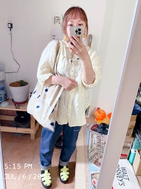 「LOGOS（ロゴス）のアイテム」を使った、はるか。さん（レディース・151cm）の夏コーディネート