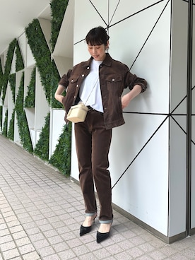 「アイテム（バッグ）」を使った、hashimoさん（レディース・158cm・30代）の夏コーディネート