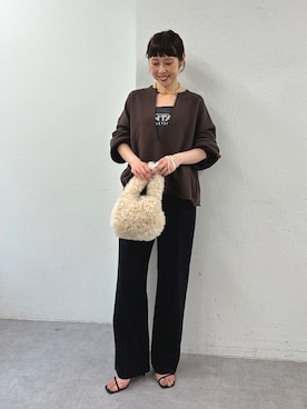 「アイテム（スウェット）」を使った、hashimoさん（レディース・158cm・30代）の秋コーディネート