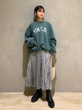 はしもとまゆさん（レディース・155cm）の冬コーディネート