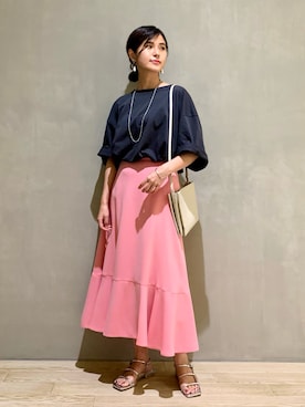 はしもとまゆさん（レディース・155cm）の夏コーディネート