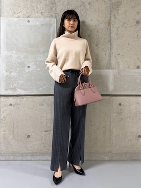 はしもとまゆさん（レディース・155cm）の秋コーディネート