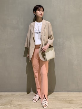 はしもとまゆさん（レディース・155cm）の春コーディネート