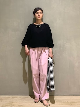 はしもとまゆさん（レディース・155cm）の春コーディネート