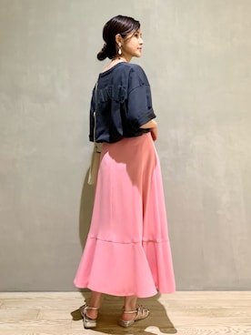 はしもとまゆさん（レディース・155cm）の夏コーディネート