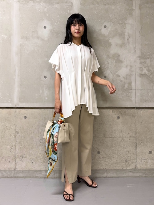 タグ付 qualite カリテ ストレッチパンツ 24SS】2WAYストレッチタックパンツ｜qualite / カリテ