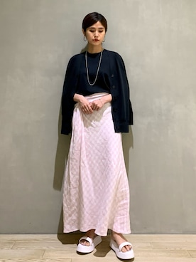 はしもとまゆさん（レディース・155cm）の春コーディネート