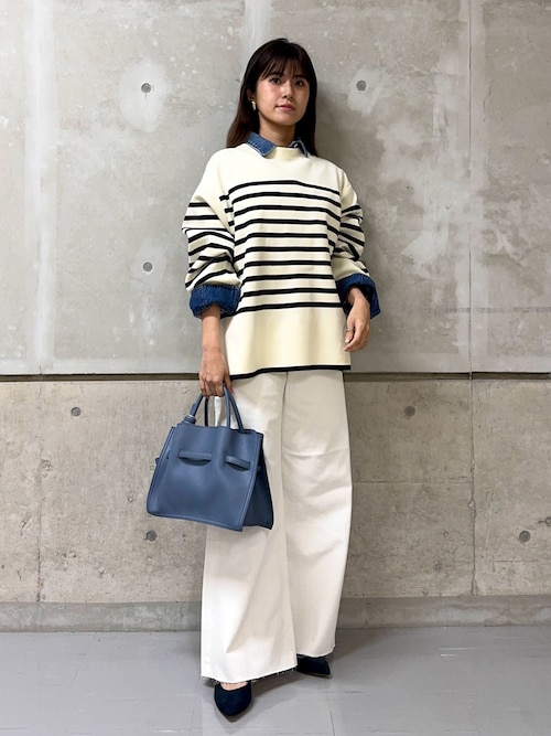 再再値下げ！ヤヌーク Spill Proof ワイドフレアデニム 23 再再値下げ！ヤヌーク Spill Proof ワイドフレアデニム 23