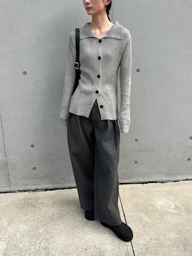 「アイテム（スリッポン）」を使った、SELECT MOCA SNAPさん（レディース・158cm）の秋コーディネート