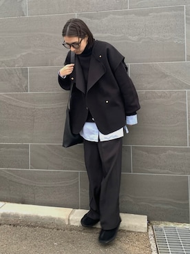 SELECT MOCA SNAPさん（レディース・162cm）の冬コーディネート