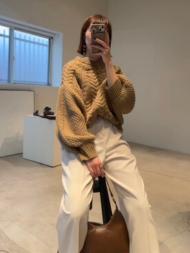 SELECT MOCA SNAPさん（レディース・162cm）の冬コーディネート