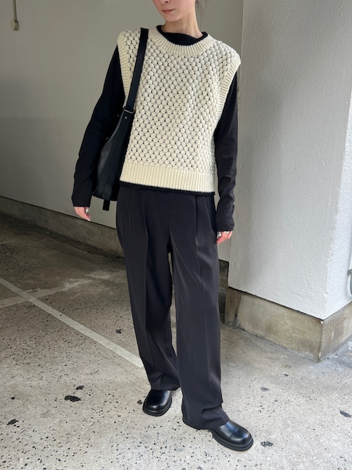 select MOCA(セレクトモカ) ベスト ジレ ポコポコバックスリット select MOCA(セレクトモカ) ベスト ジレ ポコポコバックスリット