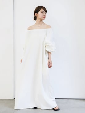 「select MOCA by son（セレクトモカバイソン）のアイテム（ワンピース/ドレス）」を使った、SELECT MOCA SNAPさん（レディース・162cm）の春コーディネート