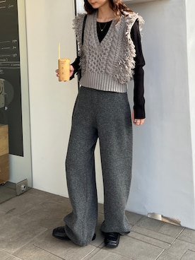 SELECT MOCA SNAPさん（レディース・158cm）の冬コーディネート