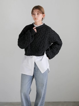 SELECT MOCA SNAPさん(レディース・162cm)の冬コーディネート