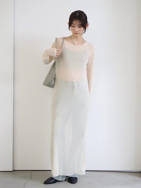 「select MOCA by son（セレクトモカバイソン）のアイテム（ワンピース/ドレス）」を使った、SELECT MOCA SNAPさん（レディース・162cm）の春コーディネート