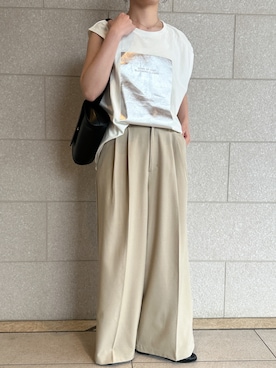 「select MOCA by son（セレクトモカバイソン）のアイテム」を使った、SELECT MOCA SNAPさん（骨格ウェーブ・レディース・162cm）の春コーディネート