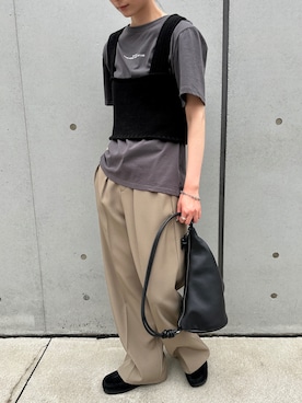 「select MOCA（セレクトモカ）のアイテム」を使った、SELECT MOCA SNAPさん（骨格ウェーブ・レディース・158cm）の夏コーディネート