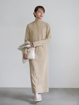 「select MOCA by son（セレクトモカバイソン）のアイテム（ワンピース/ドレス）」を使った、SELECT MOCA SNAPさん（レディース・162cm）の夏コーディネート